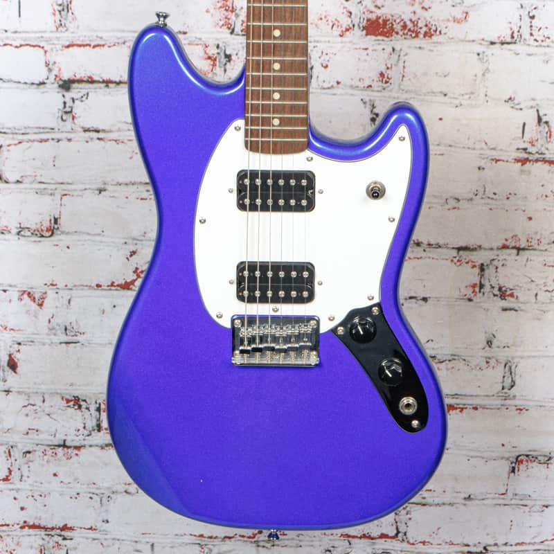 Squier - 2018 Bullet Mustang HH Electric Guitar Imperial Blue w/Bag - USED image 1