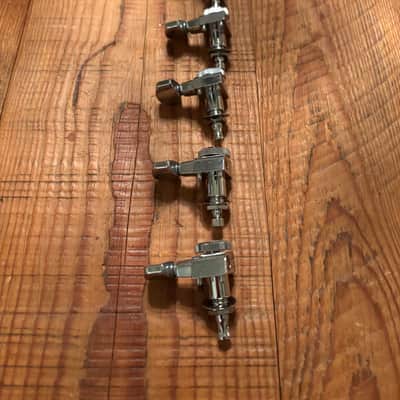 Fender Strat & Tele F logo Polished Chrome Locking Tuners 1997 image 2