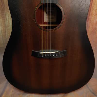 Tanglewood TWCR-DE Crossroads Mahogany Dreadnought with Electronics 2010s - Whiskey Barrel Burst Satin image 2