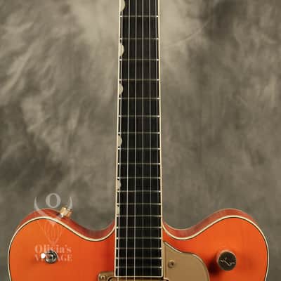 1964 Gretsch Chet Atkins 6120 Nashville Western Orange with HANG TAG image 4