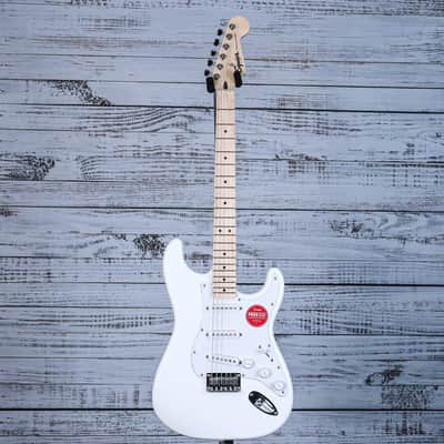 Squier Sonic Stratocaster SSS Electric Guitar w/Hardtail | Arctic White (IN-STOCK) image 3