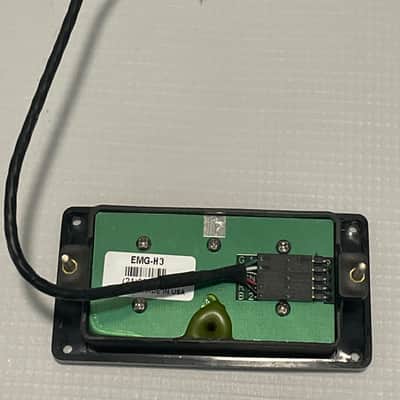 2005 Jackson DXMG EMG-HZ H3 Black USA Neck Humbucker Guitar Pickup w/ Ring 13k image 4