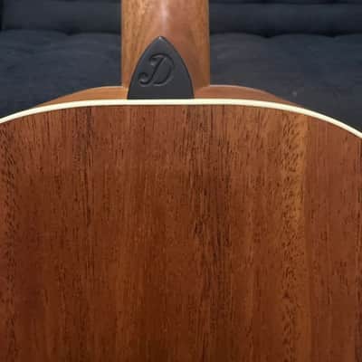 Dowina Mahogany Bona Vida - Cedar/Mahogany Parlor Sized Acoustic Guitar with Hardshell Case image 13