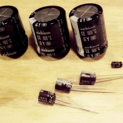 Roland JX8P PARTS - Power Supply Recap kit - Electrolytic caps for JX8P power board. BEST quality. image 1