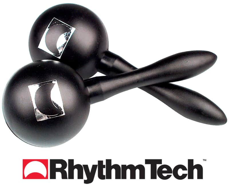 2025 RhythmTech FIBRE MINI MARACAS TCFMM - Black