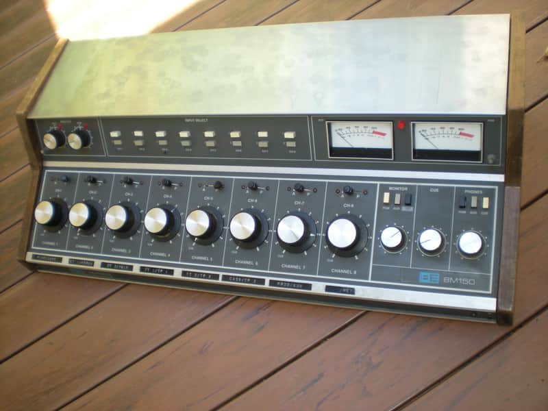 1980's Broadcast Electronics  8M150 analog mono mixer Console From AM radio station image 1