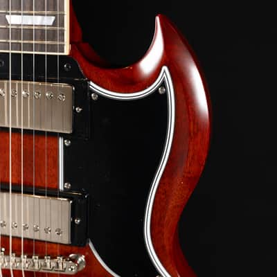 Epiphone Inspired by Gibson Custom 1964 SG Standard with Maestro Vibrola Reissue - Cherry Red image 8