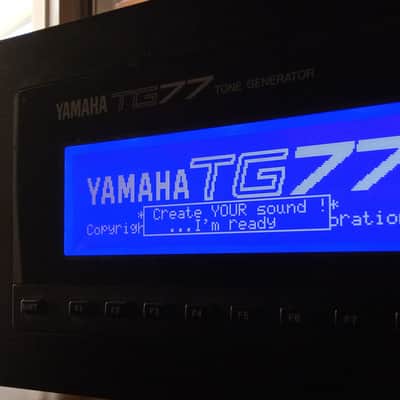 New blue display for Yamaha Tg77 image 3