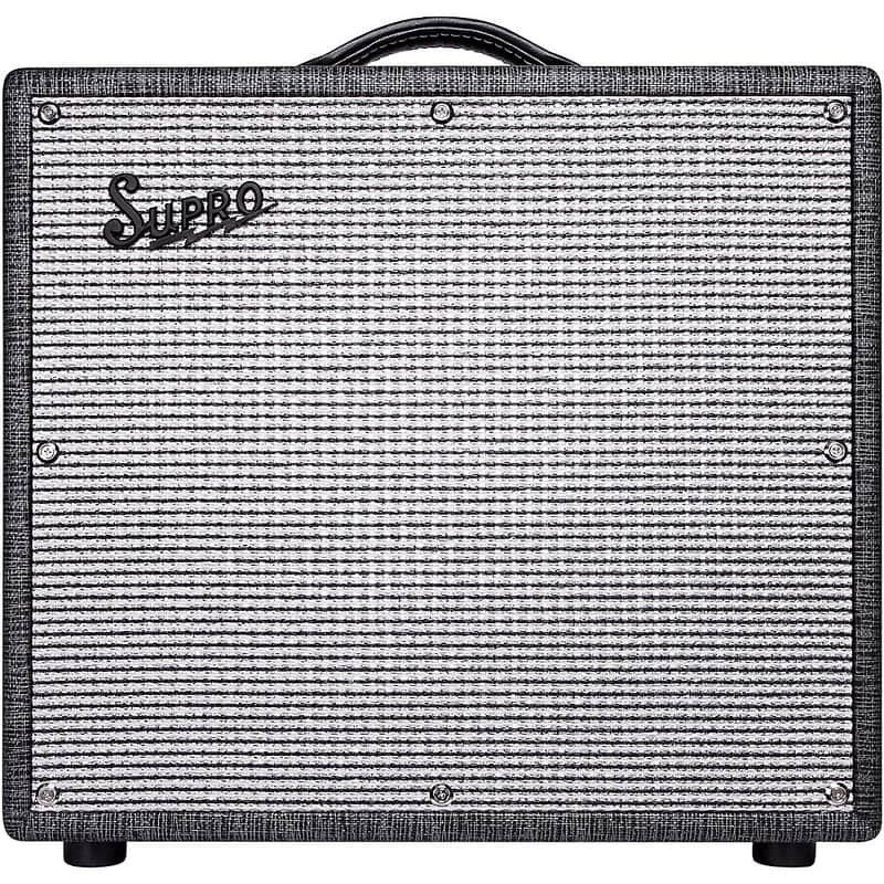Supro Black Magick Reverb 25W 1x12 Tube Guitar Combo Amp Regular image 1