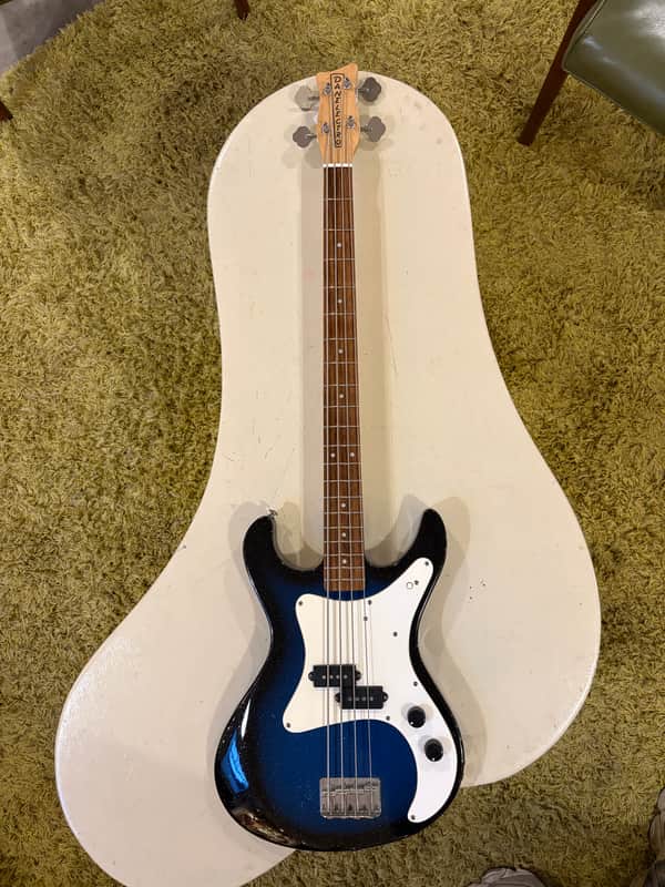 Danelectro Danoblaster Blue Metalflake Bass