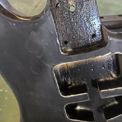 Black Poplar Wood Guitar Strat Style Body DIY Project image 8