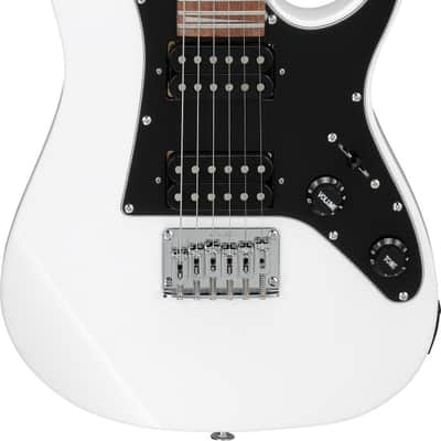Ibanez GRGM21-WH GIO RG miKro 3/4 Electric Guitar 6-String - White image 6