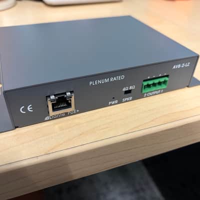 Stewart Audio AV8-2-LZ-D 2-Channel Dante&trade; Subcompact PoE+ Amplifier image 2
