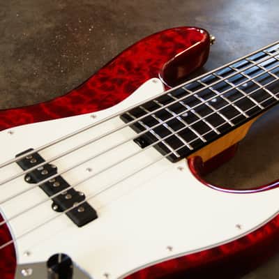Sadowsky Vintage 5-21 Custom shop  2022 transparent red image 10