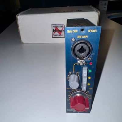 AMS Neve 1073LB 500 Series Mic Preamp Module 2010s - Blue image 2