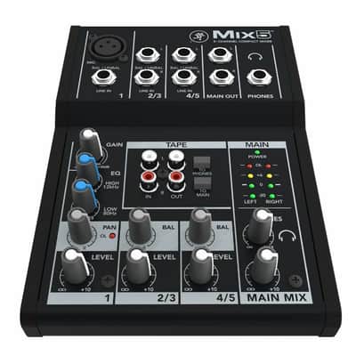 Mackie Mix5 5-Channel Analogue Studio Mixer image 2