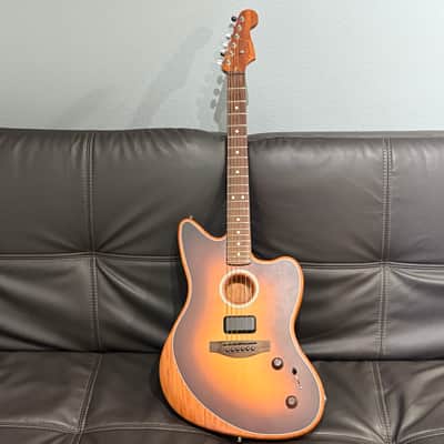 Fender Acoustasonic Player Jazzmaster 2022 - Present - 2-Color Sunburst image 2
