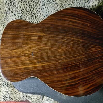 Vintage Fame Acoustic Electric Guitar 747 Chet Atkins MIJ Japan 1970's w/Hard Shell Dean Case! image 4