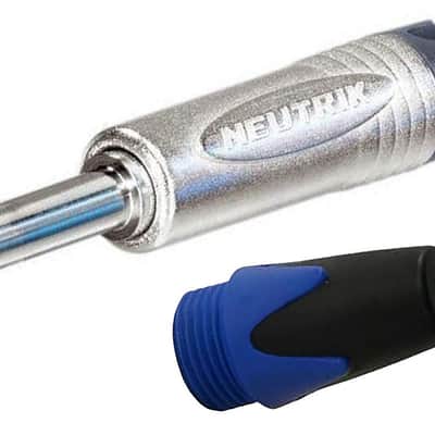NEUTRIK NP2X Mono or NP3X Stereo 1/4" Cable Mount Instrument Jack w/ Nickel Shell & Colored Boot For ID-NP2X-Mono / Grey image 11