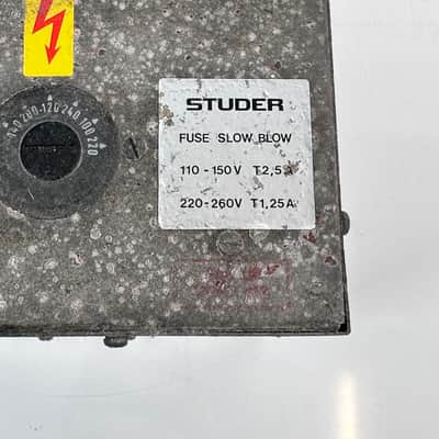 Studer A80 8 Channel Module VU Power Supply Transformer image 5