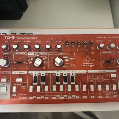 Behringer TD-3 Analog Bass Line Synthesizer 2019 - Present - Transparent Orange