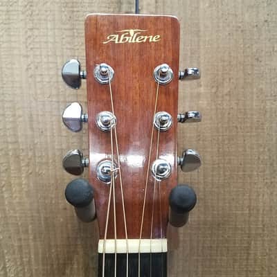Abilene AW-20G Dreadnought Acoustic Guitar Natural image 3