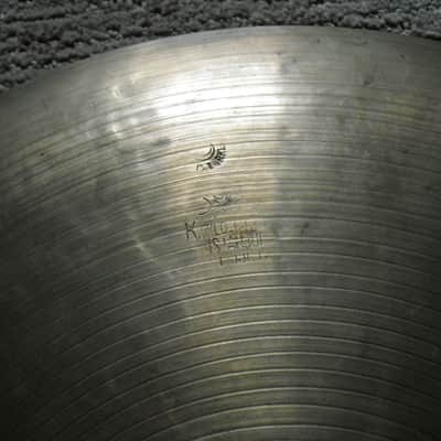 15" Vintage K Zildjian Istanbul HiHat Hi Hat Cymbal 1040g 15 1/8" image 2