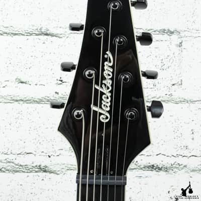 Jackson JS22Q-7 Quilt Top Charcoal Burst 7 String w/ Bag image 6