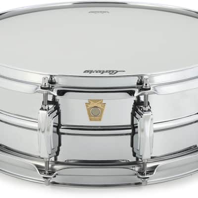Ludwig LB400B Chrome-Over-Brass Snare Drum - 5 x 14-inch image 1