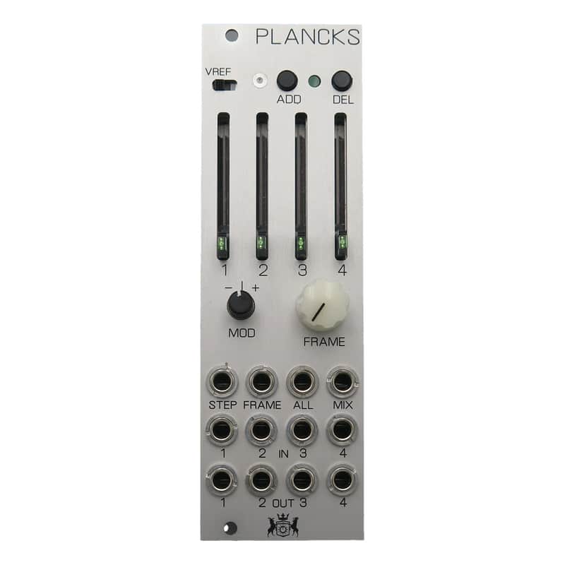 Michigan Synth Works Plancks II Eurorack Mixer module (Silver) image 1