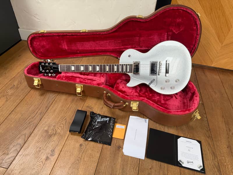 Gibson Left Handed Les Paul Standard 60s Gem Prism Sparkle Flake Guitar image 1