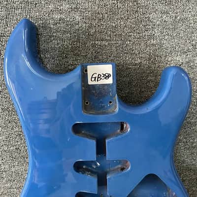 Metallic Blue Finish Stratocaster Strat Style Guitar Body image 2