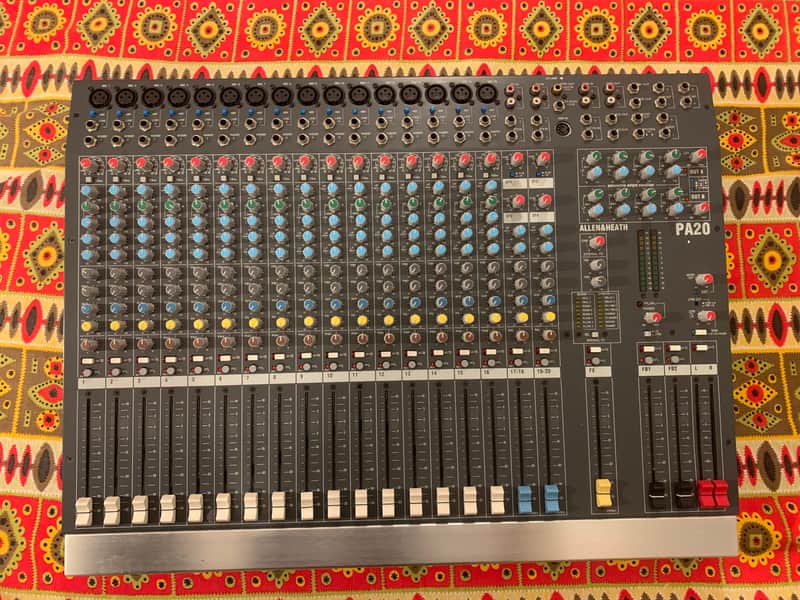 Allen & Heath PA20 Mixing Deck, 20 input channel, FX, Studio Mixer image 1