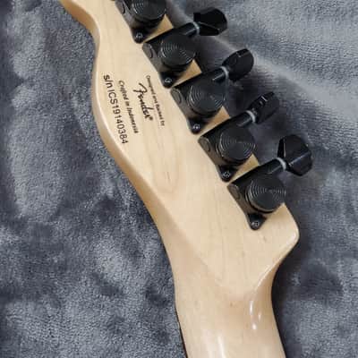 2019 Squier Affinity Telecaster HH Matching Headstock Dimarzio PAF Upgrade Guitar - Metallic Black image 25