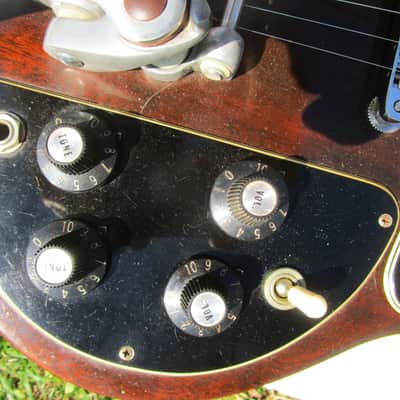 Gibson SG Deluxe Guitar, 1971, Walnut Finish, Bigsby, Grovers, Case image 6