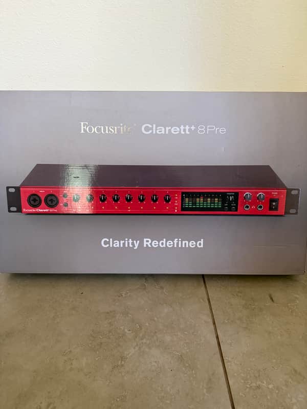 Focusrite Clarett+ 8Pre USB-C Audio Interface