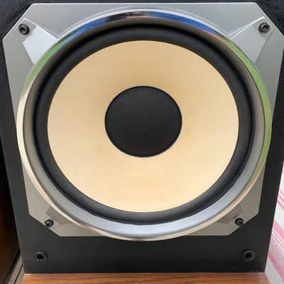 Vintage Mitsubishi SS-151 Tower 3 Way Speakers - Pair - Tested and Working image 4