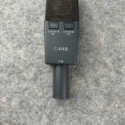 AKG C414 B XLS Large Diaphragm Multipattern Condenser Microphone 2000s - Black image 3