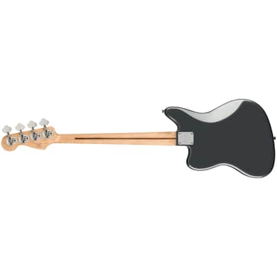 Squier Affinity Jaguar Bass - Laurel Fingerboard, Charcoal Frost Metallic image 6
