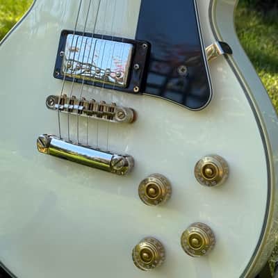 Blitz Les Paul Custom by Aria Pro II, 1992 Vintage White, Made in