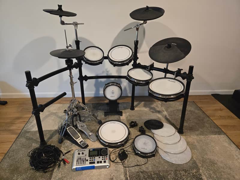 Alesis DM10 electronic drum kit - mesh conversion with many upgrades image 1