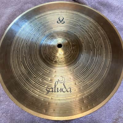 Saluda Symbolic Series 14 Inch Medium Thin Hi Hat Cymbals, 1,083 and 1,278 Grams, Video Demo., MINT image 4