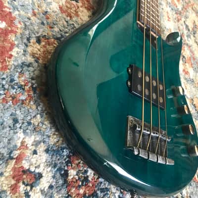 MTD Kingston Artist 4-String Bass w/ Rosewood Fretboard Amber image 5
