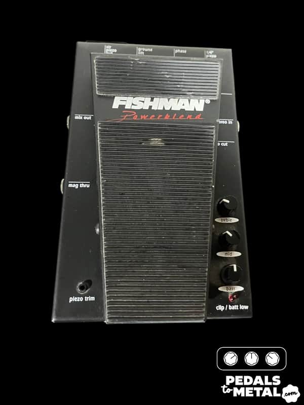 Fishman PowerBlend Pedal Early 2000's - Black X13143 image 1