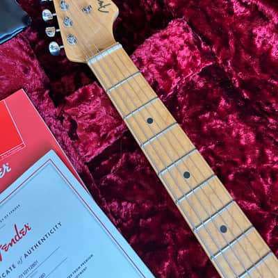 Fender American Original '50s Stratocaster with Maple Fretboard 2017 - White Blonde image 7