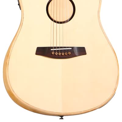 LR Baggs AEG-1 Acoustic-electric Guitar - Natural  Spruce Top image 3