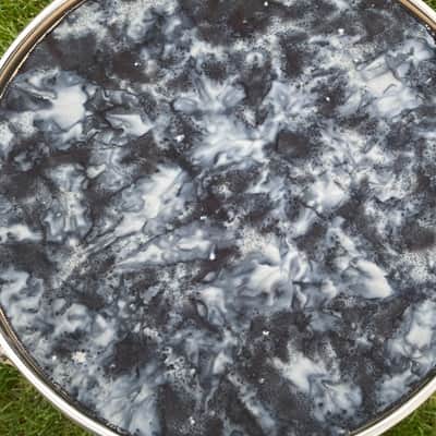 13" single layer Drum Bunny cotton drum cover - dampener - partial mute - compare to Drum Tortillas - Quesadilla - Big Fat Snare image 1