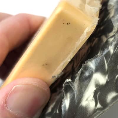 Allparts NOS P-90 Soapbar Pickup Covers Set for Les Paul Special Creme Cream 19?? image 4