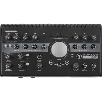 Mackie BIGKNOB-STUDIO+ 4x3 Studio Monitor Controller | 192kHz USB I/O image 1