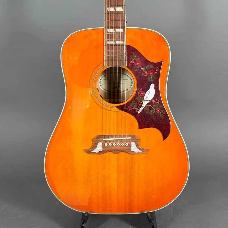 Epiphone Dove Pro Acoustikgitarre Tonabnehmer Vintage Burst Vi…